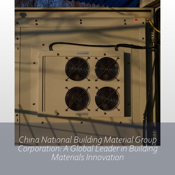 China National Building Material Group Corporation: A Global Leader in Building Materials Innovation